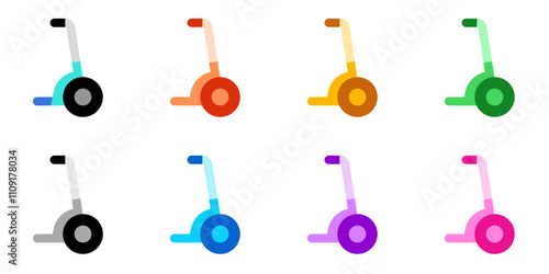 Editable segway scooter vector icon. Vehicles, transportation, travel. Part of a big icon set family. Perfect for web and app interfaces, presentations, infographics, etc