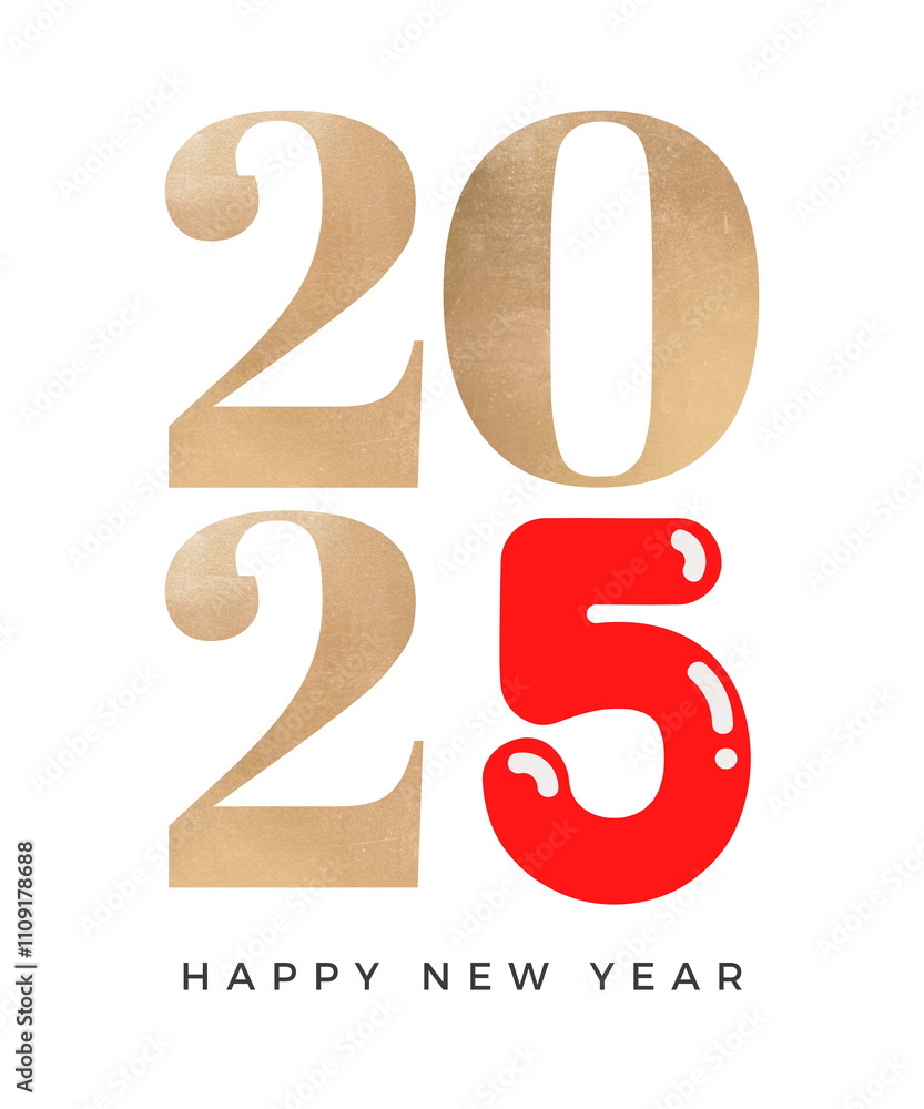 Happy new year 2025 Template, T-shirt concept for 2025 new year Happy new year 2025 Template, T-shirt concept for 2025 new year