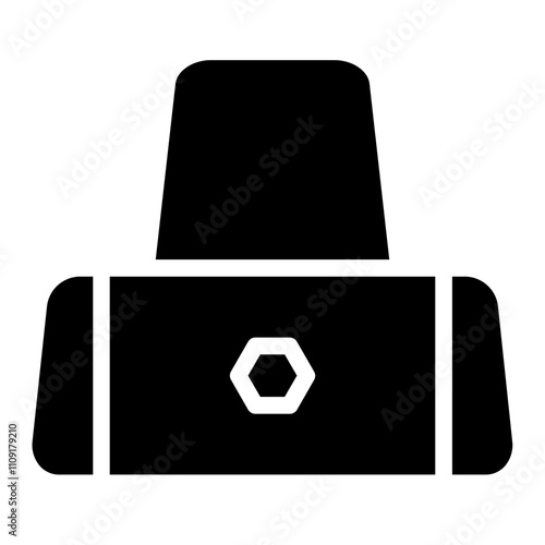 Fitness Mat Workout Glyph Icon