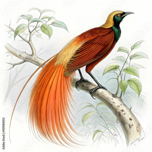 raggiana bird of paradise paradisaea raggiana