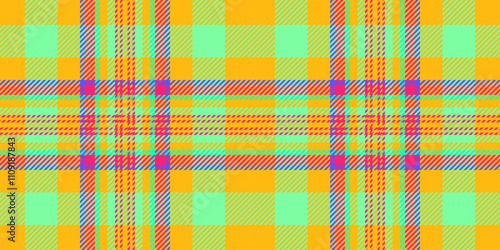 Man vector pattern check, yard tartan textile plaid. Rural fabric seamless background texture in bright and green colors.