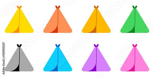 Editable tepee tent vector icon. Part of a big icon set family. Perfect for web and app interfaces, presentations, infographics, etc