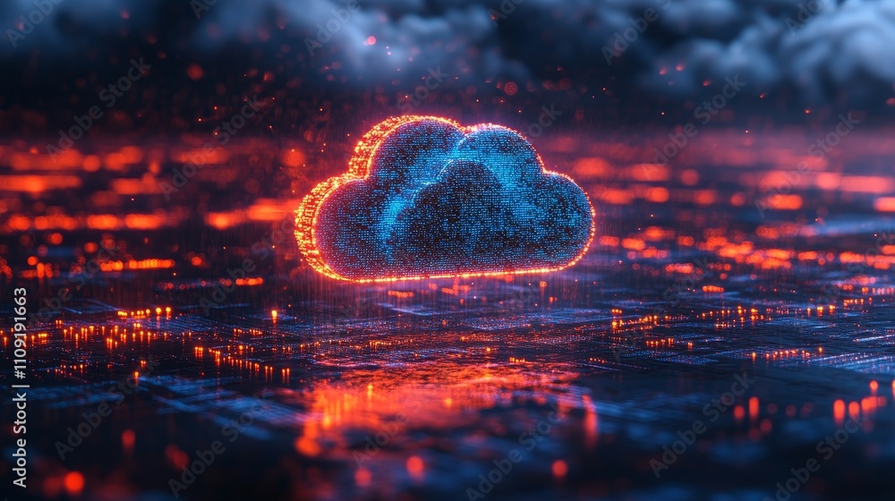 3D Abstract Blue Cloud Icon in Cloud Computing Concept. Showcasing Technology Evolution, Internet Connectivity, and Futuristic Design for Tech Industry. 3D Abstract Blue Cloud Icon in Cloud Computing Concept. Showcasing Technology Evolution, Internet Connectivity, and Futuristic Design for Tech Industry.