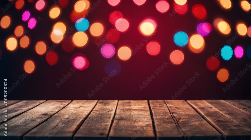 Romantic vibrant neon luminous bokeh light & valentine decoration on empty wooden table surface, Happy valentines day romance bonding special couple soulmate anniversary celebration occasion Romantic vibrant neon luminous bokeh light & valentine decoration on empty wooden table surface, Happy valentines day romance bonding special couple soulmate anniversary celebration occasion