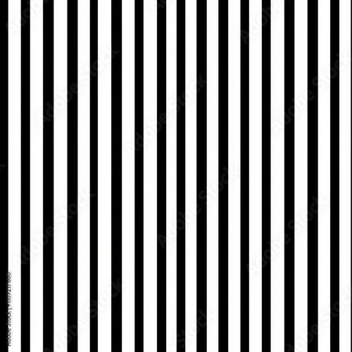 Seamless Black and White Striped Pattern with Striking Geometric Aesthetic