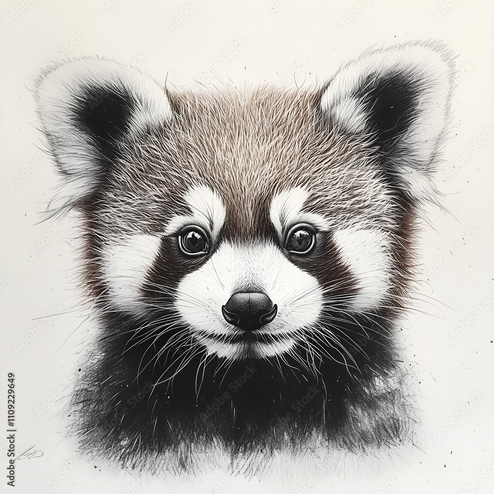 Obraz premium close up of a raccoon isolated on white