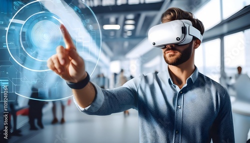  Personas utilizando dispositivos de realidad virtual o aumentada