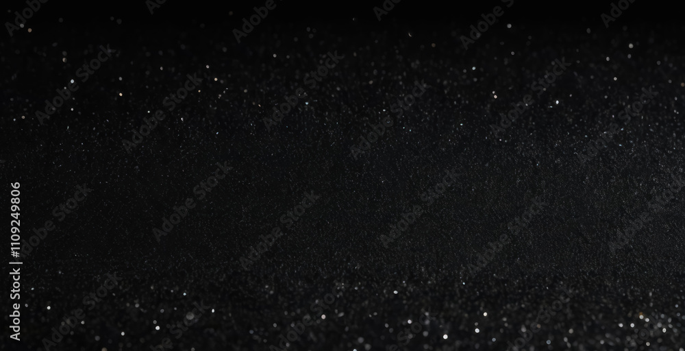 Fototapeta premium black glitter background glitters with copyspace