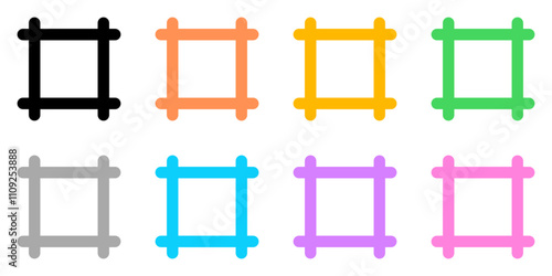 Editable frame, artboard vector icon. Part of a big icon set family. Perfect for web and app interfaces, presentations, infographics, etc