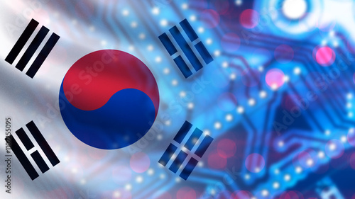 Konstfotografi Microelectronics from south Korea