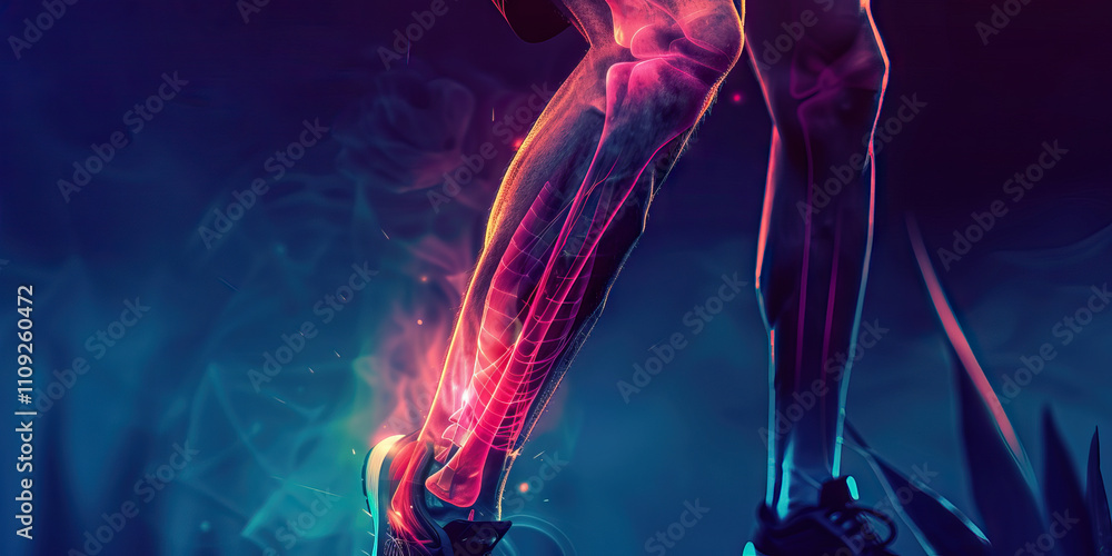 Man Clutching His Leg: Indicative of Leg Pain or Muscle Cramp Man Clutching His Leg: Indicative of Leg Pain or Muscle Cramp