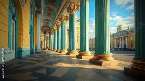 Holy Trinity Cathedral columns, Izmailovsky regiment. photo