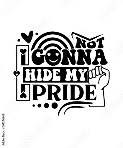 not gonna hide my pride svg photo