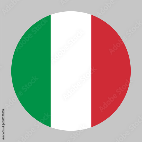 Italy flag, circle frame, round icon Free Download Italy flag, circle frame, round icon - GFXLoad