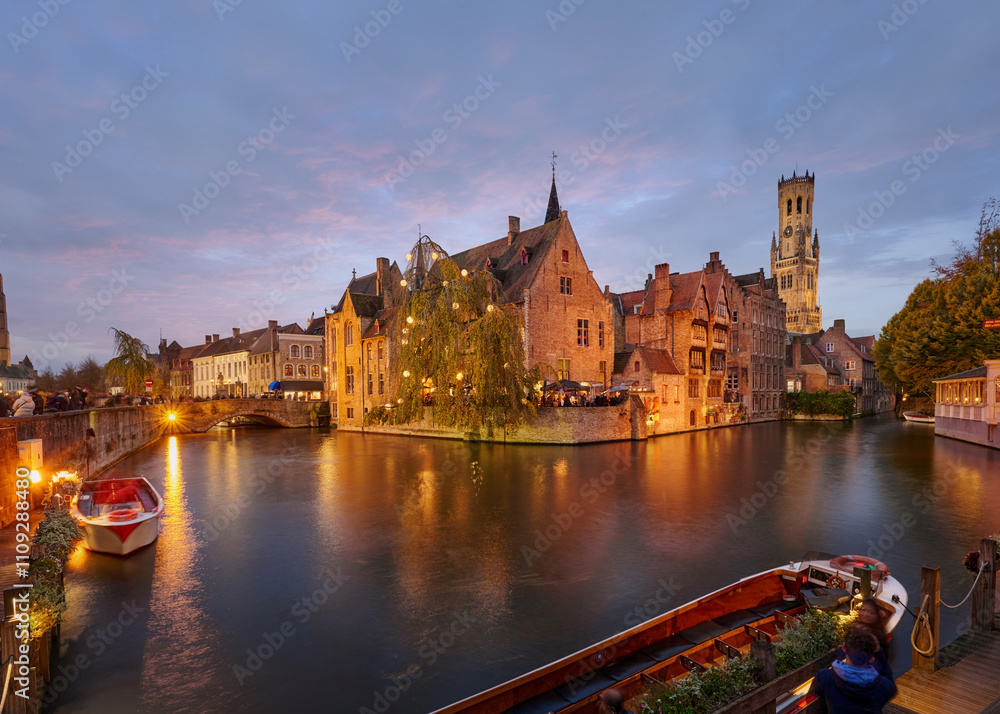 Naklejka premium Bruges, Belgium