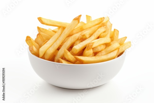 French fries on a transparent background