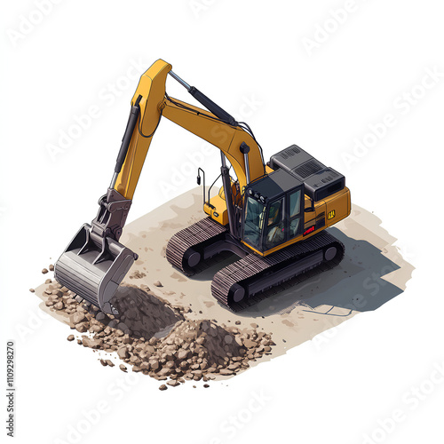 heavy equipment isometrics