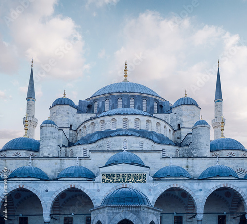 Blue mosque in Istanbul city, Turkey