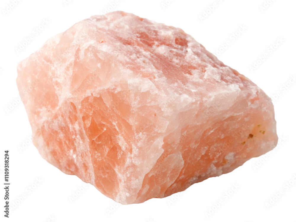 A big piece of pink Himalayan rock salt on transparent background A big piece of pink Himalayan rock salt on transparent background