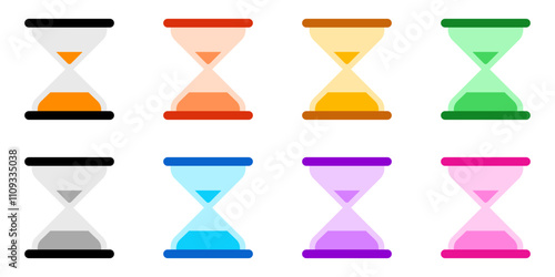 Editable vector hourglass icon. Part of a big icon set family. Perfect for web and app interfaces, presentations, infographics, etc