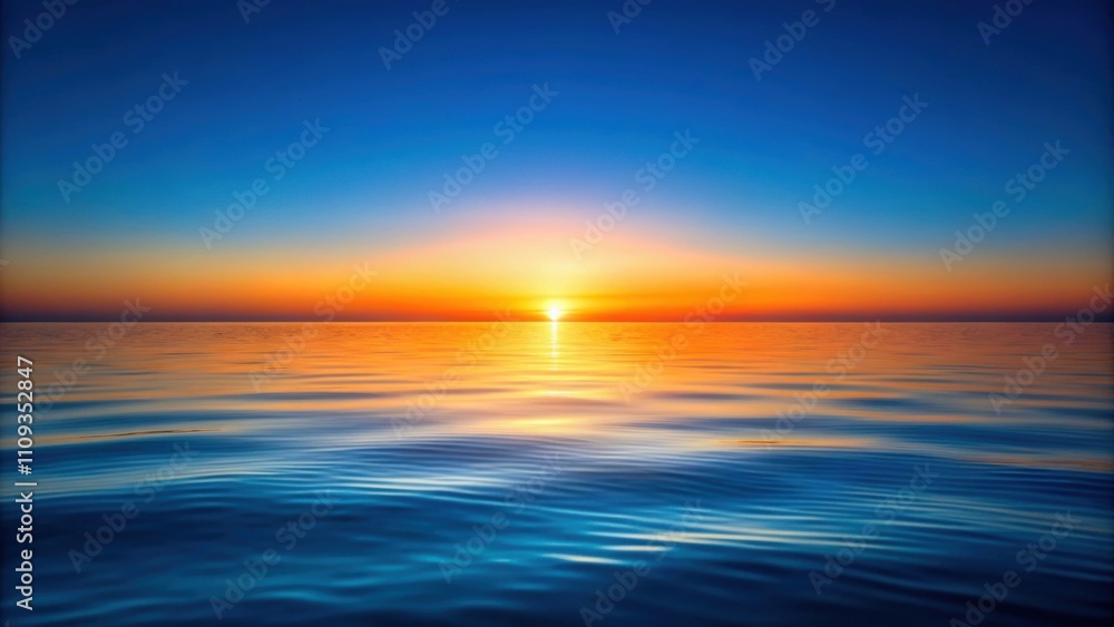 Abstract gradient blue and orange background resembling a sunset over the ocean , abstract, gradient, blue, orange, background Abstract gradient blue and orange background resembling a sunset over the ocean , abstract, gradient, blue, orange, background