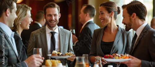 Networking Breakfast: Business Leaders Connecting Over Breakfast photo