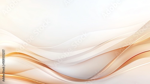 A soothing abstract background featuring soft waves in warm tones, perfect for design projects, presentations, or digital content that requires a calming and elegant aesthetic.