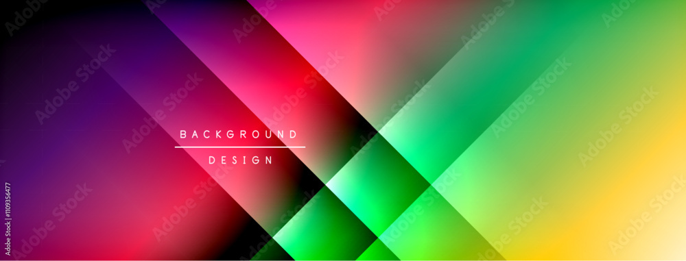 Fototapeta premium Light shadow lines dynamic gradient background