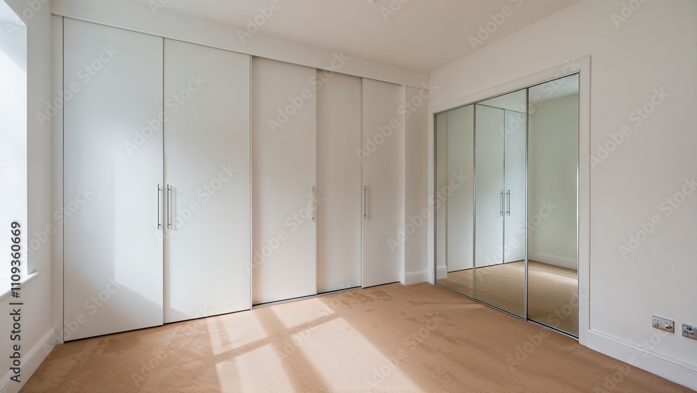 Fototapeta premium A vibrant contemporary room showcasing spacious elements and decor.