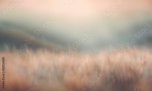 Blurred Landscape Background with gentle, earthy hues