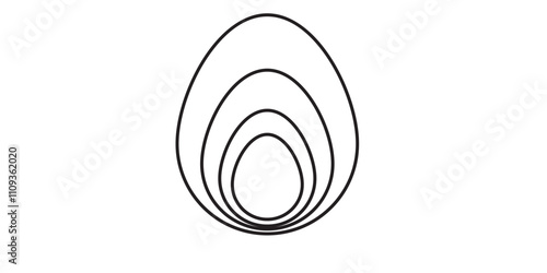 Print Transparent PNG available
Easter egg vector. Happy Easter hunt symbol. April spring holiday sign. Easter day element. Holiday decorative egg for ester. Vector illustration