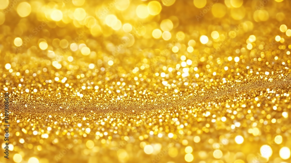 Abstract golden background with bokeh effect and shining defocused glitters. Festive gold texture for Christmas, New Year, birthday, celebration, greeting, victory, success, magic party. Abstract golden background with bokeh effect and shining defocused glitters. Festive gold texture for Christmas, New Year, birthday, celebration, greeting, victory, success, magic party.