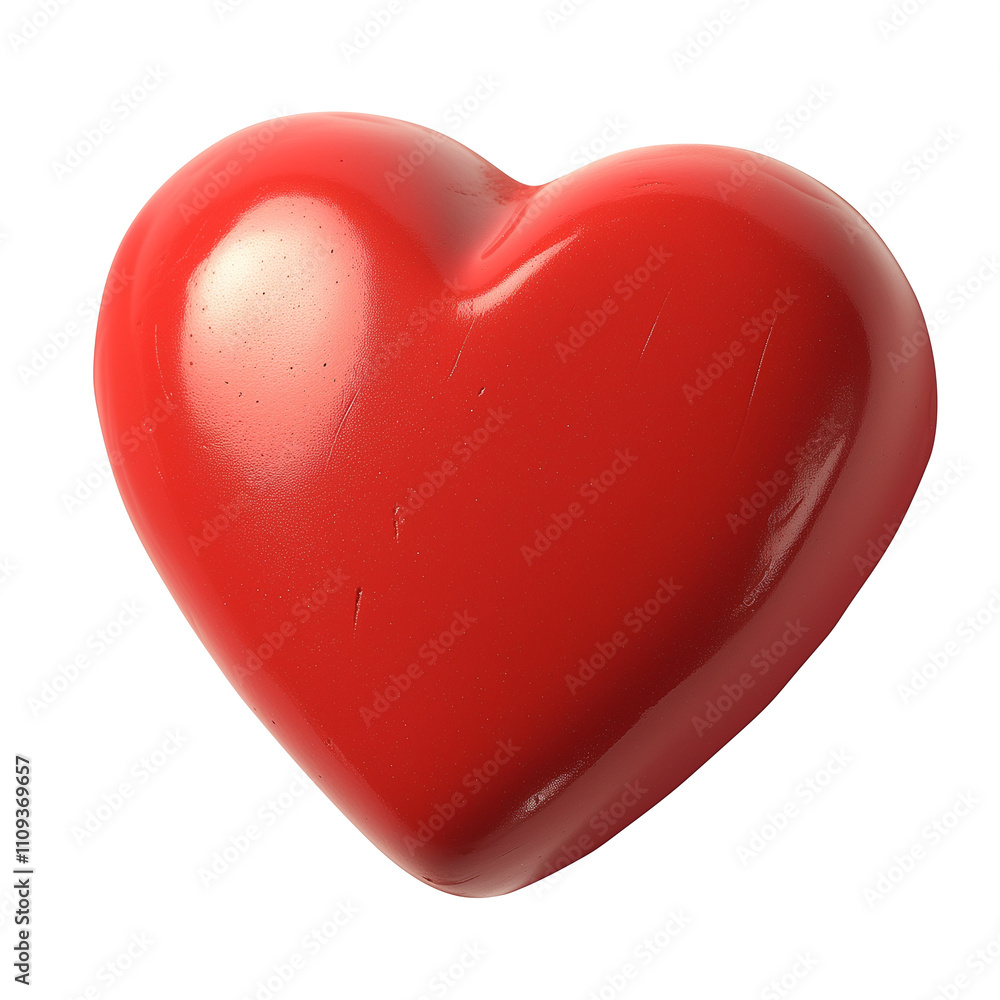 shiny red heart shaped clay ornament isolated on white background, symbolizing love and affection. smooth surface and vibrant color make it perfect decorative piece for various occasions shiny red heart shaped clay ornament isolated on white background, symbolizing love and affection. smooth surface and vibrant color make it perfect decorative piece for various occasions