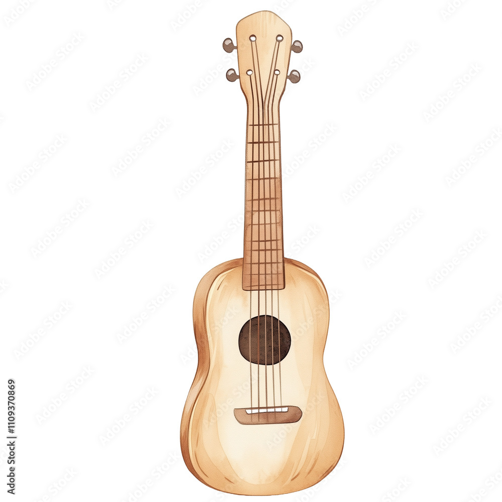 Obraz premium acoustic guitar isolated