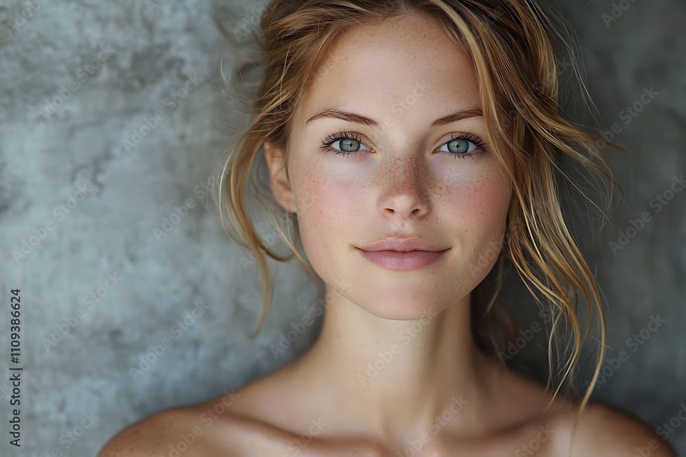 Luminous Gentle Model Headshot Natural Soft Beauty Luminous Gentle Model Headshot Natural Soft Beauty