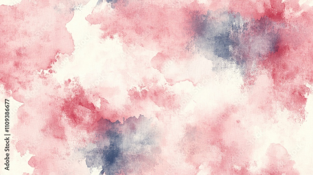 Obraz premium Seamless grunge pattern of delicate watercolor abstracts featuring pink acrylic smears on light paper for artistic designs seamless design abstract art
