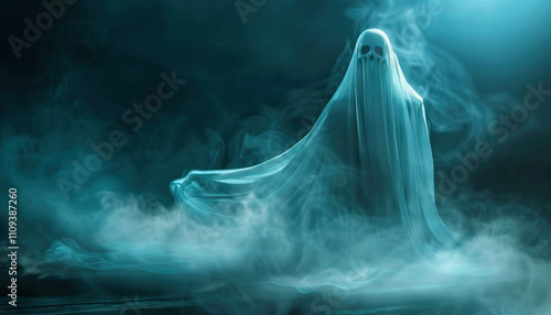 Spirits are the faint glow in a darkened room: Picture a faint, ghostly glow in a dark room, symbolizing the ethereal nature of spirits