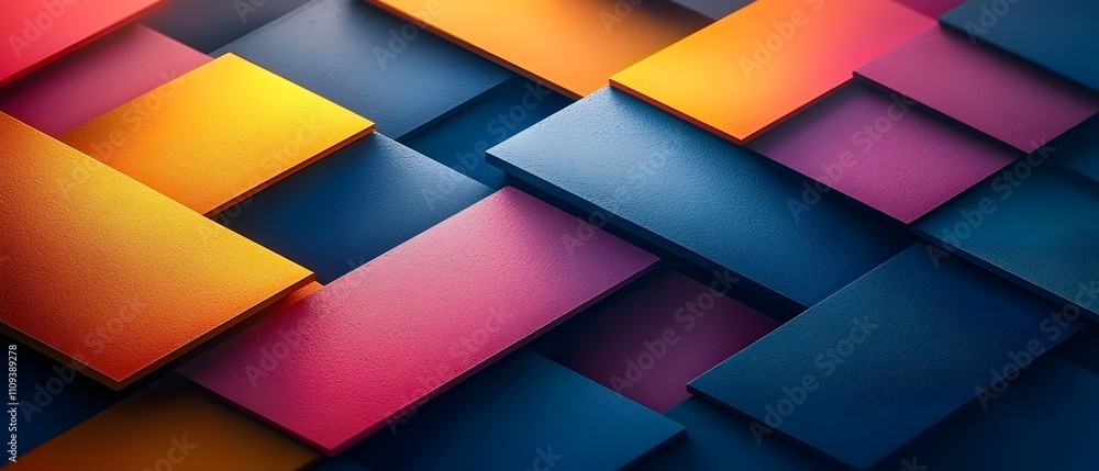 A vibrant composition of layered geometric shapes in hues of orange, pink, and blue creates a dynamic and modern texture, perfect for backgrounds and design projects. A vibrant composition of layered geometric shapes in hues of orange, pink, and blue creates a dynamic and modern texture, perfect for backgrounds and design projects.