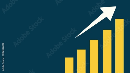 A motion video with the theme of rising revenue visually depicts the increase in income or business growth in a dynamic and engaging way