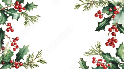 Festive Christmas Decorations with Snow, Pinecones, and Baubles for the Holiday Season