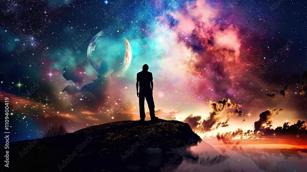 Fototapeta premium Photography Starry Sky Science Fiction