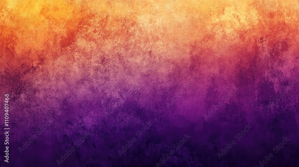 Fototapeta premium A vibrant gradient featuring warm orange tones transitioning to deep purple.
