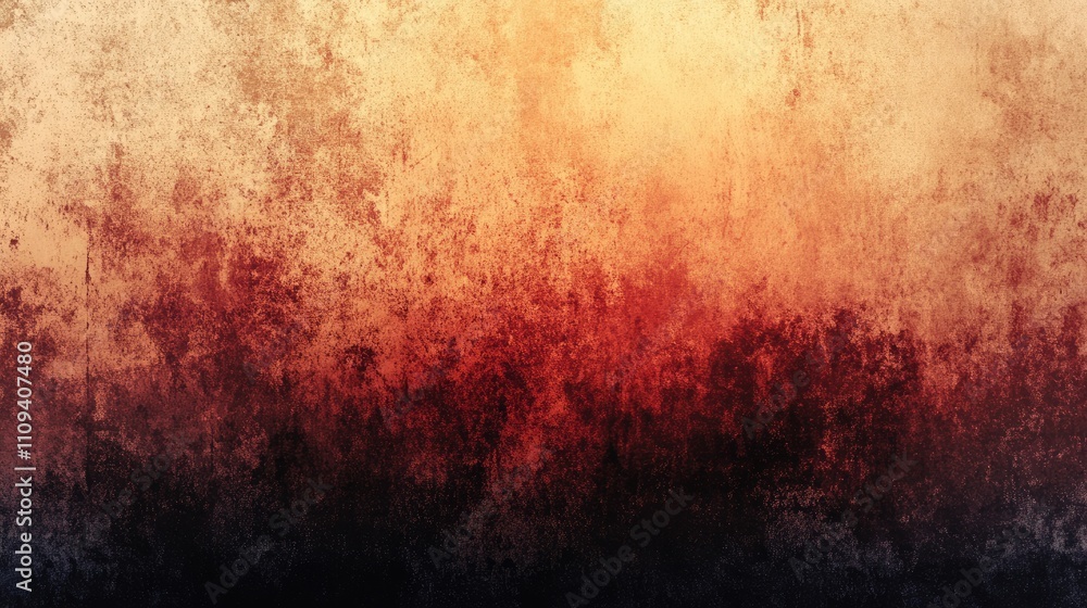 Obraz premium Abstract gradient texture featuring warm hues of orange, red, and black.
