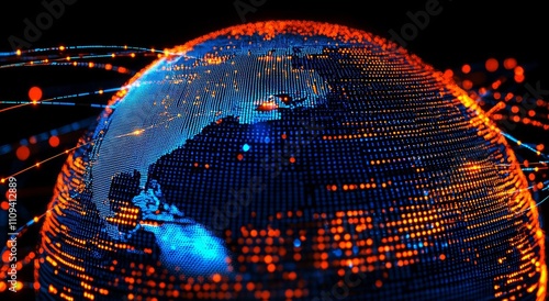 Global International Connectivity Background photo