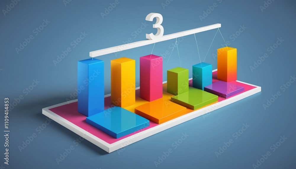 business graph with arrow business graph with arrow