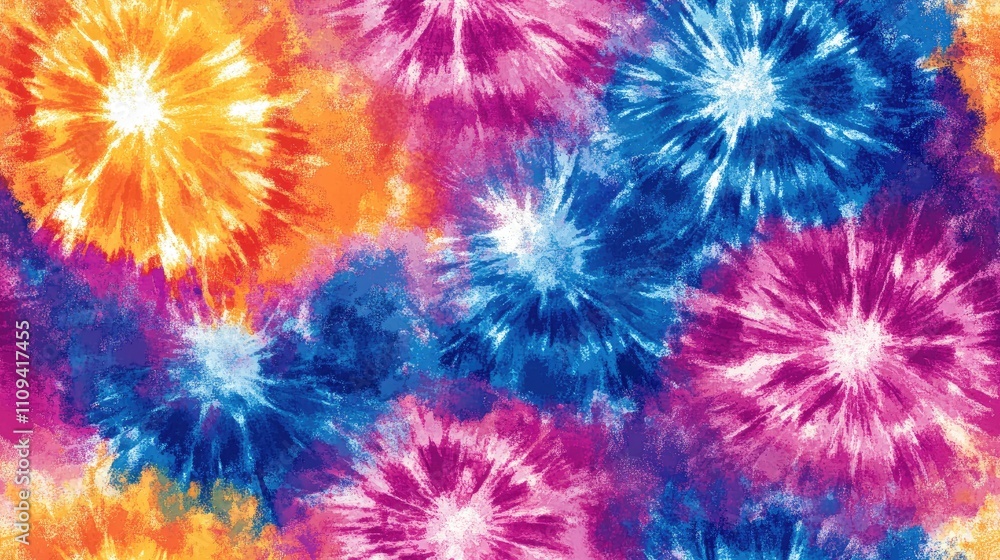 Colorful seamless tie dye pattern featuring brushed texture and watercolor effect ideal for creative backgrounds and fabric design Colorful seamless tie dye pattern featuring brushed texture and watercolor effect ideal for creative backgrounds and fabric design