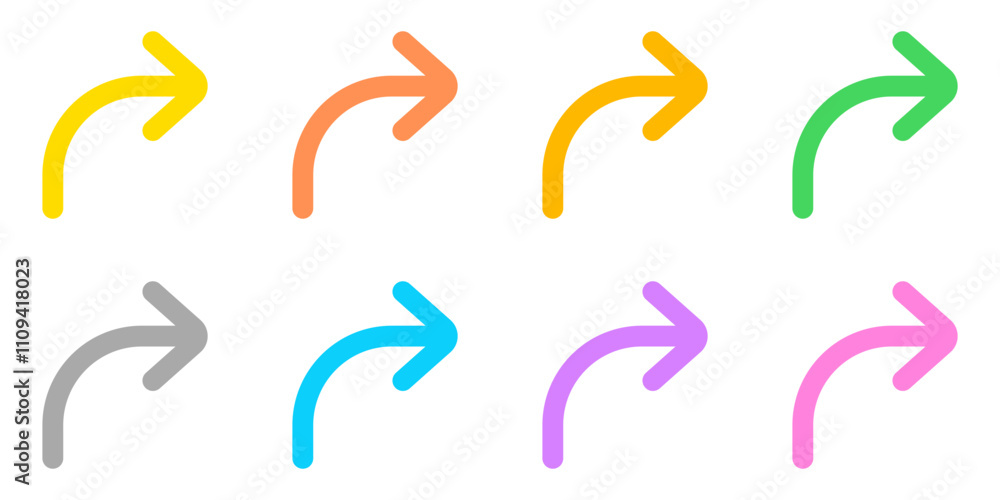 Vector turn right arrow chevron icon. Black, white background. Perfect for app and web interfaces, infographics, presentations, marketing, etc. Vector turn right arrow chevron icon. Black, white background. Perfect for app and web interfaces, infographics, presentations, marketing, etc.