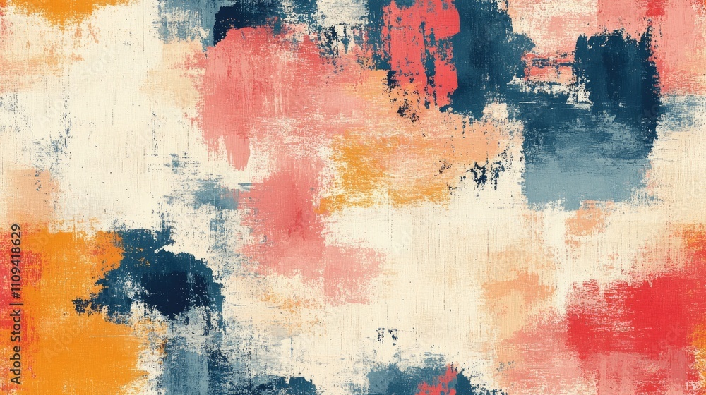 Colorful grunge texture featuring a seamless pattern of digital painted abstract design perfect for fabric or wallpaper applications Colorful grunge texture featuring a seamless pattern of digital painted abstract design perfect for fabric or wallpaper applications