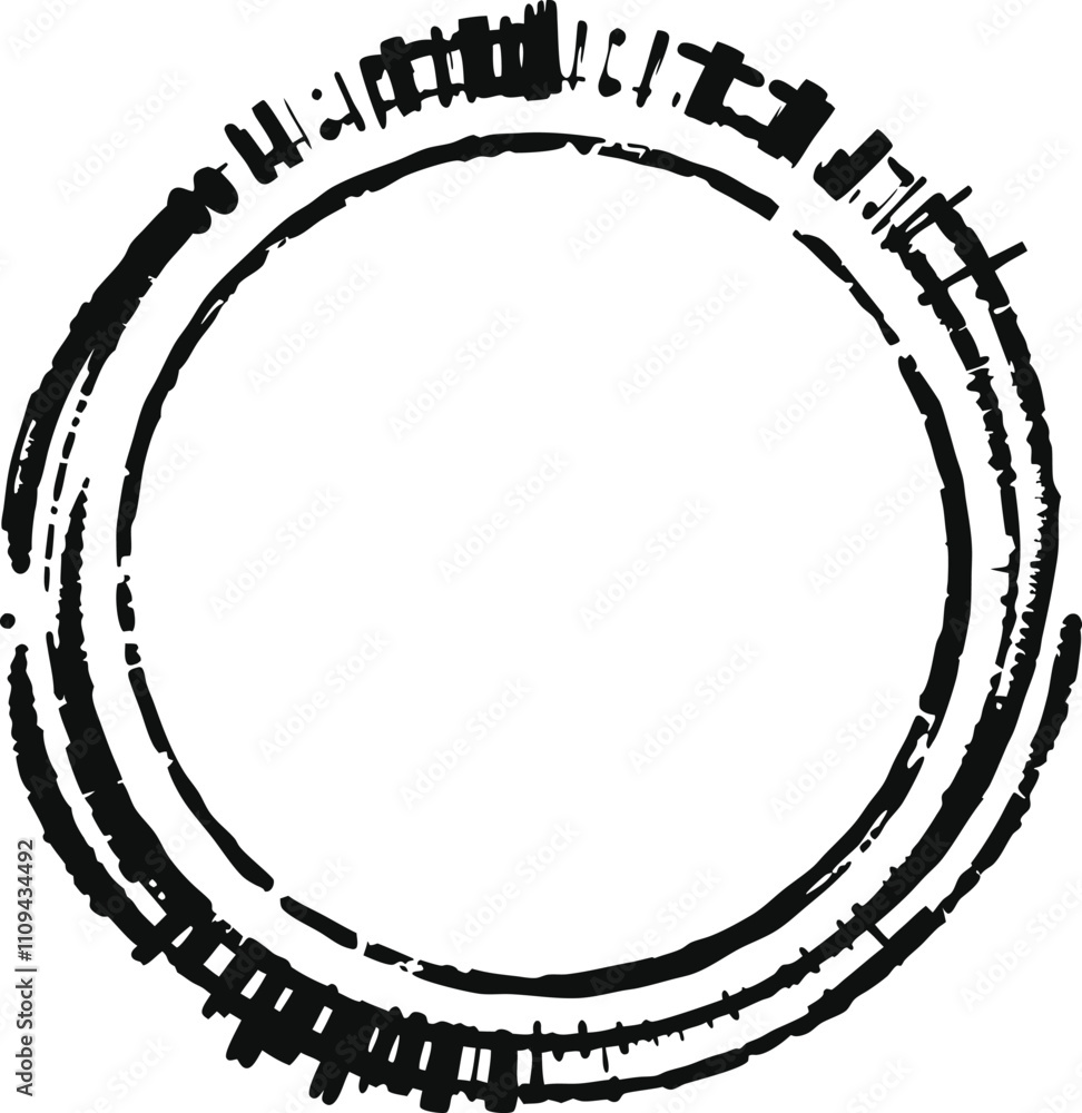 grunge circular cup stain stamp distressed texture uneven lines vector design grunge circular cup stain stamp distressed texture uneven lines vector design