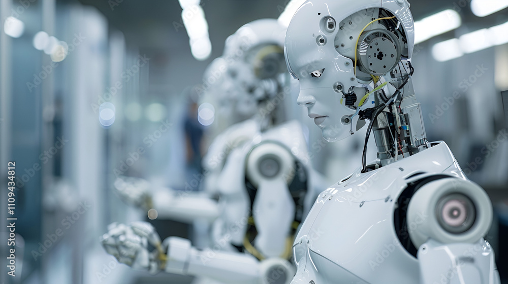 Fototapeta premium Robotics in action 